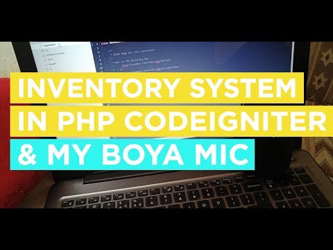 Inventory System (Client's Project - Codeigniter) First Release and Best Microphone BOYA For YouTube