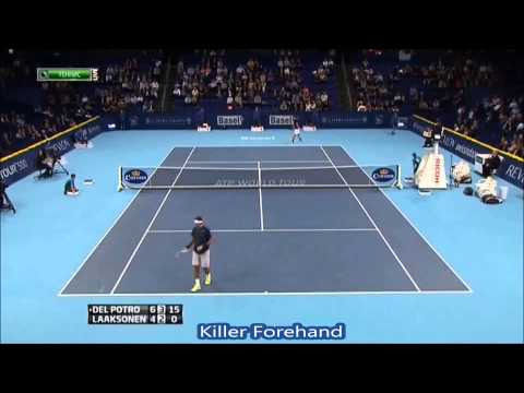 Juan Martin Del Potro vs Henri Laaksonen 2013 ATP 500 Basel 1R [HD]