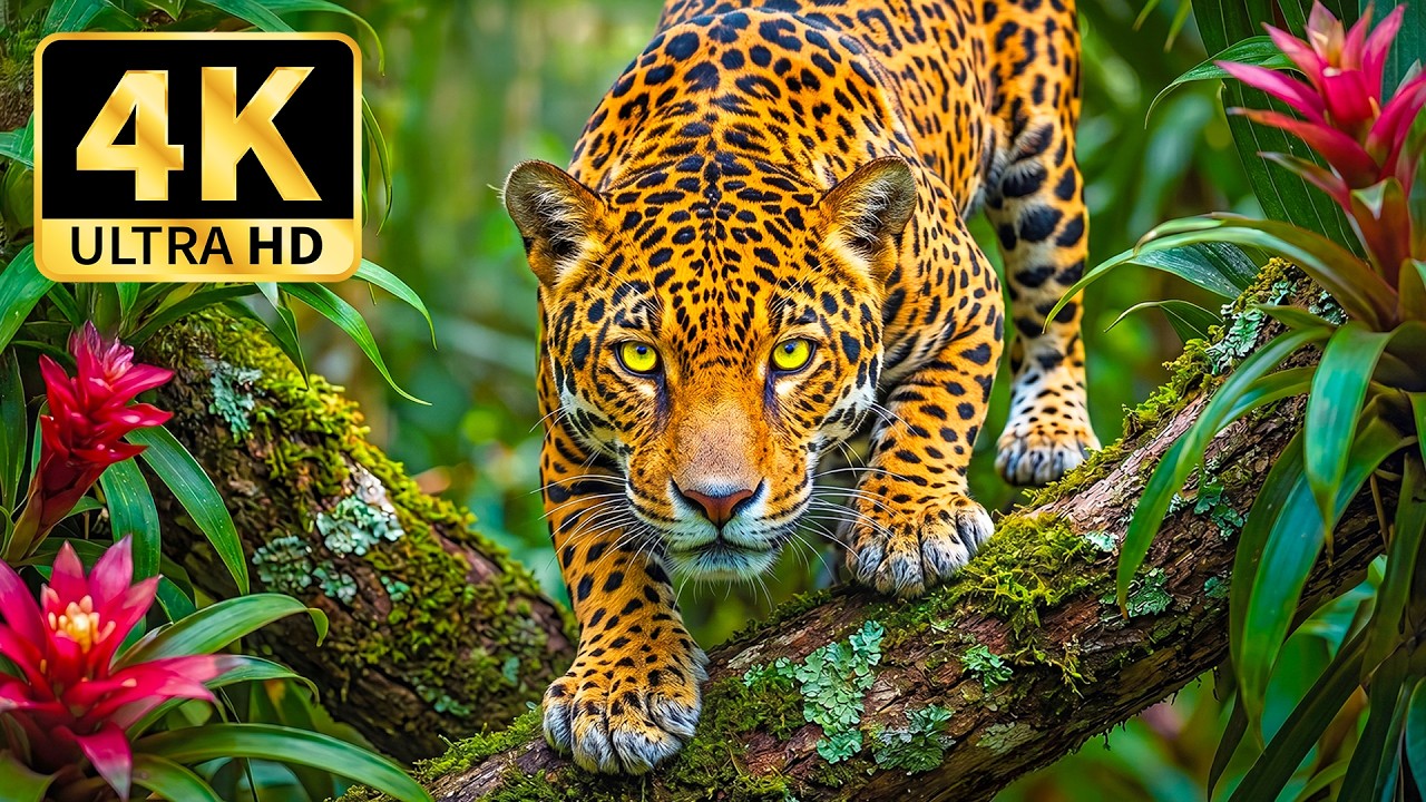 Amazing World Wildlife in 4K - Discover The Beauty of Nature with Soothing Music