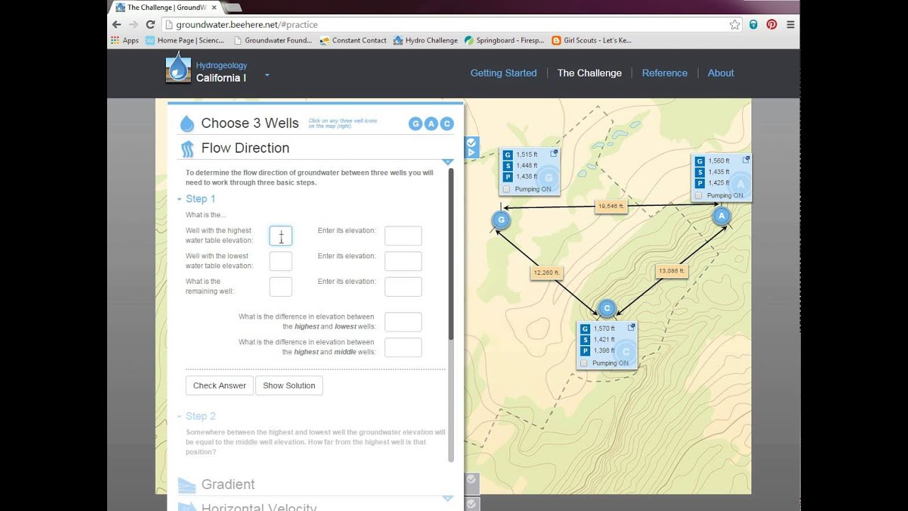 Hydrogeology Challenge Walkthrough