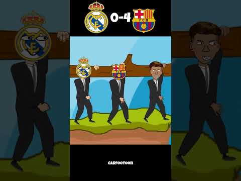 Highlights of real madrid vs barcelona 0-4 😅⚽️❤