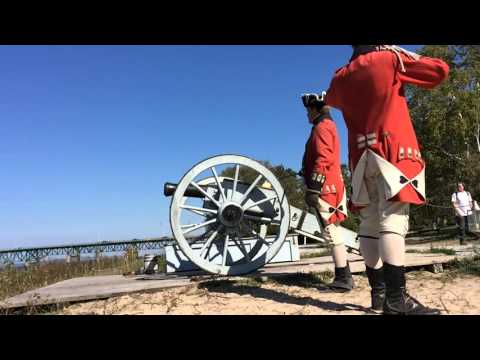 Watch: Cannon fire in slow motion at Fort Michilimackinac