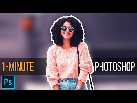 How to Outline a Photo Easily Photoshop Tutorial (2020)