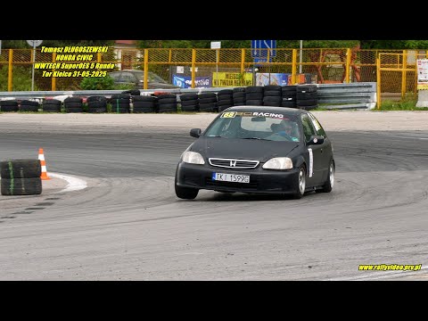 Tomasz DŁUGOSZEWSKI - HONDA CIVIC - WWTECH SuperOES 5 Runda Tor Kielce 31-05-2025
