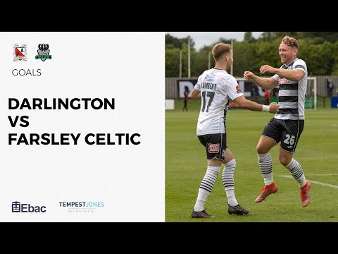 Goals: Darlington v Farsley Celtic