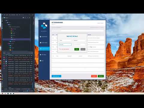 JavaFX CRUD application using Hibernate and H2 database.