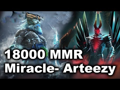 Miracle- Arteezy 18000 MMR vs Sumail Fear Moon PPD NEL Dota 2