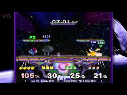 MELEE-FC 10R - Doubles LF: Axe & Kage vs. chillindude829 & hungrybox - SSBM