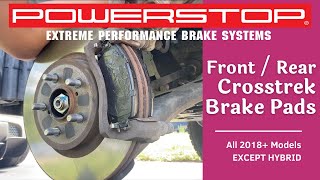How to Replace Subaru Crosstrek Front and Rear Brake Pads | 2018 2019 2020 2021
