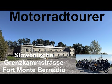 Motorcycle Tourer - Moto Guzzi's in Friuli (3) -Sella Carnizza - Slovenian border ridge -  Bernadia