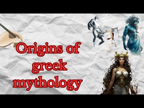 Origins of greek mythology, in a minute