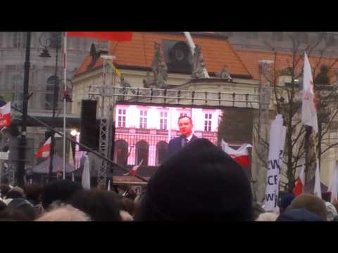 Przemówienie prezydenta Andrzeja Dudy