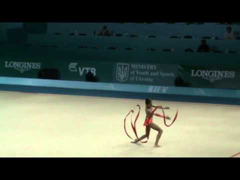 World Championships 2013 Kiev - ASSYMOVA Aliya KAZ - Ribbon, Qualification