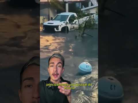 Paraná e São Paulo e atoa em alerta vermelho