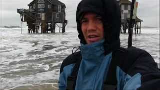 preview picture of video 'Athena Nor'easter Hatteras Island - 11.7.12 - Mirlo Beach Rodanthe NC'
