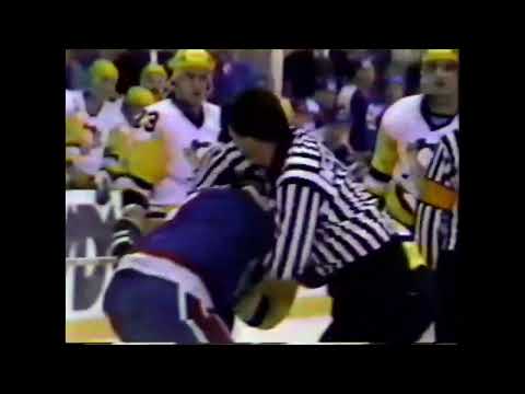 Randy Carlyle Vs. Phil Bourque Jan. 14th, 1987