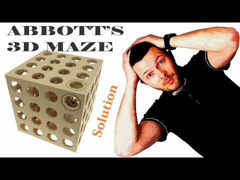 Abbott's 3d Maze from Oskar van Deventer - Solution