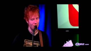 Ed Sheeran Performs You Need Me, I Don't Need You @ Q102