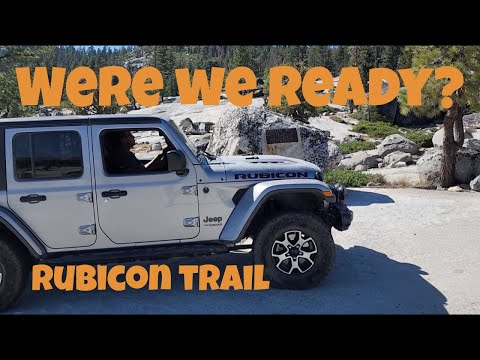 Spending a day on the Rubicon Trail in a stock Jeep JLU Rubicon
