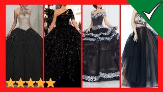 Vestidos color Negro tipo princesa