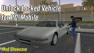 GTA SA Android: Unlock Locked Vehicle (PC/Mobile) [Mod Showcase]