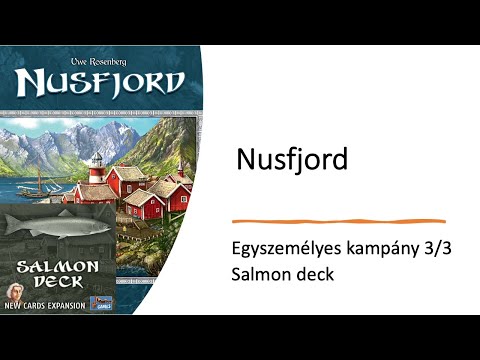 Nusfjord - Egyszemélyes kampány 3/3 - salmon deck - Robert SoloPlay