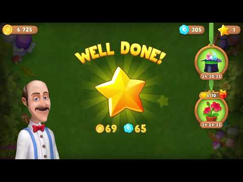 Gardenscapes Level 1941 With No Boosters - Easter Collection: Surprise on the Roof - Bonus Scene