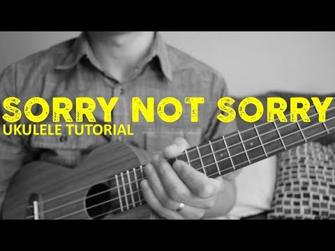 Demi Lovato - Sorry Not Sorry (EASY Ukulele Tutorial) - Chords - How To Play