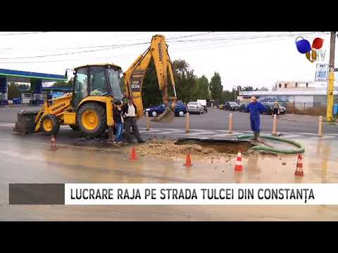 Lucrare RAJA pe strada Tulcei din Constanța - Litoral TV