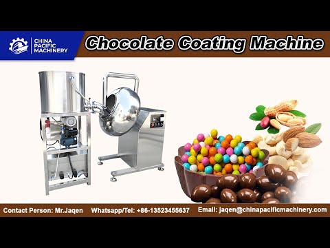 Chocolate Coating Panning Machine|Chocolate Polishing Machine|Almond Chocolate Coating Pan