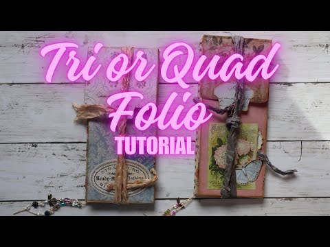Tri or Quad Folio Tutorial - Simple Quad Folio Made With Envelopes