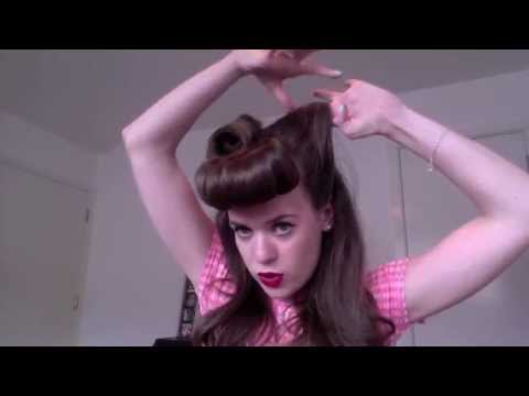 2 Easy Victory Roll Techniques. The Tootsie Rollers Vintage Hair Tutorial