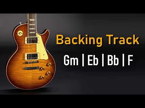 Rock Pop BACKING TRACK G Minor | Gm Eb Bb F | 70 BPM | Guitar Backing Track