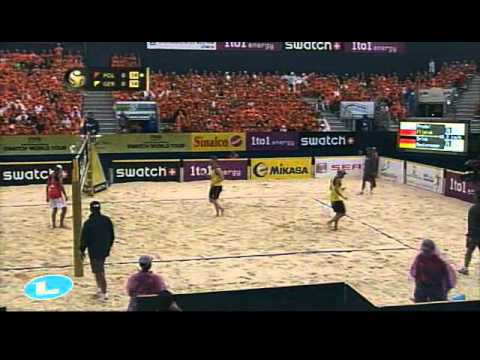 Fijalek-Prudel POL Brink-Reckermann GER 0-2 (20-22, 17-21) Bronzematch Grand Slam Gstaad 2011