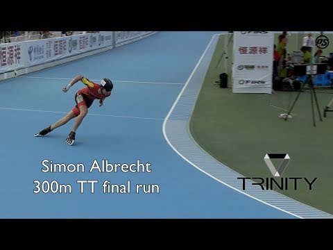 Simon Albrecht - 300m TT final at 2017 Rollergames Nanjing