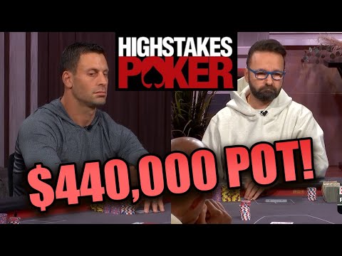 MASSIVE $440,000 Pot vs Garrett Adelstein - HIGH STAKES POKER TAKES with Daniel Negreanu 07