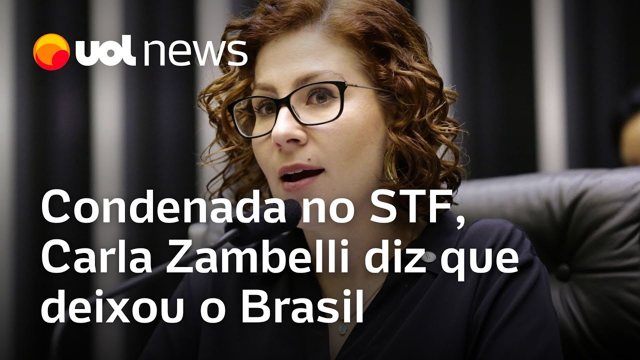 Carla Zambelli diz que deixou o Brasil e que pedirá licença do mandato na Câmara