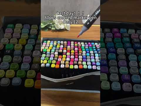 80 Color Marker Pen Set