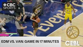 Vancouver Bandits vs. Edmonton Stingers: Condensed CEBL Game #basketball