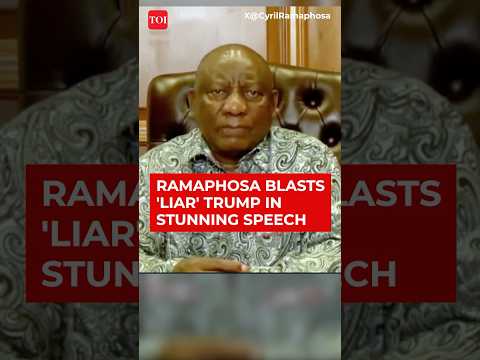 'You're No One To Dictate Us': Ramaphosa Blasts 'LIAR' Trump; Slams U.S. Action Against South Africa