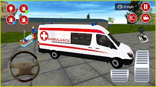 Ambulans Oyunu İzle 3D - American Ambulance Simulator #347 || Ambulans oyunları 4K Android Gameplay
