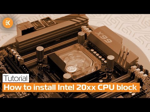 Installing the EK-Supremacy Classic CPU Block on Intel Socket 20xx