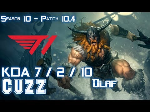 T1 Cuzz OLAF vs ELISE Jungle - Patch 10.4 KR Ranked