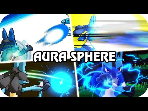 Evolution of Pokémon Moves - AURA SPHERE (2006 - 2019)