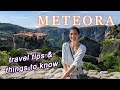 METEORA Things To Know Before Going Travel Guide 2023