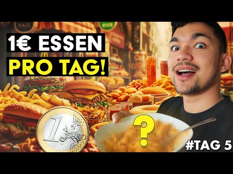 7 TAGE mit NUR 1€ am Tag ESSEN! | (unmöglich?)😵