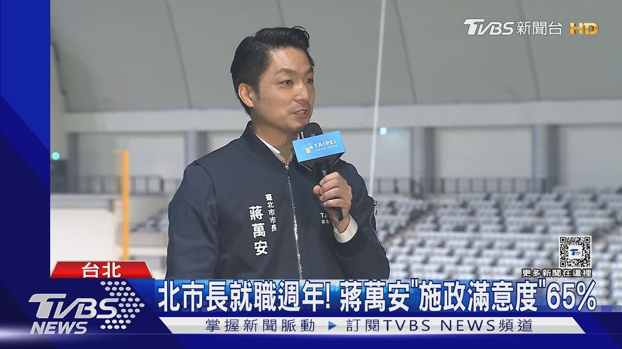 北市長就職週年! 蔣萬安「施政滿意度」65%