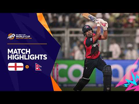 England v Nepal | Match Highlights | T20WC 2026