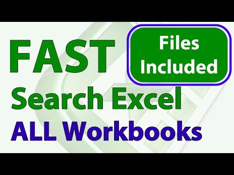 Fast Excel Search on Multiple Workbooks - VBA Macros