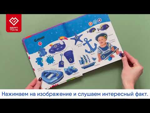 Миниатюра изображения товара Музыкальная книга BertToys Нажималка Цвета / FD145